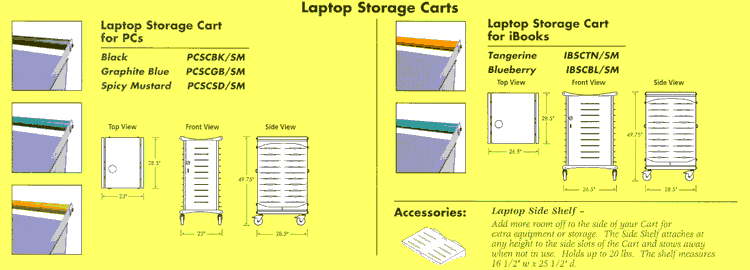 Anthro Technology Laptop Storage Cart